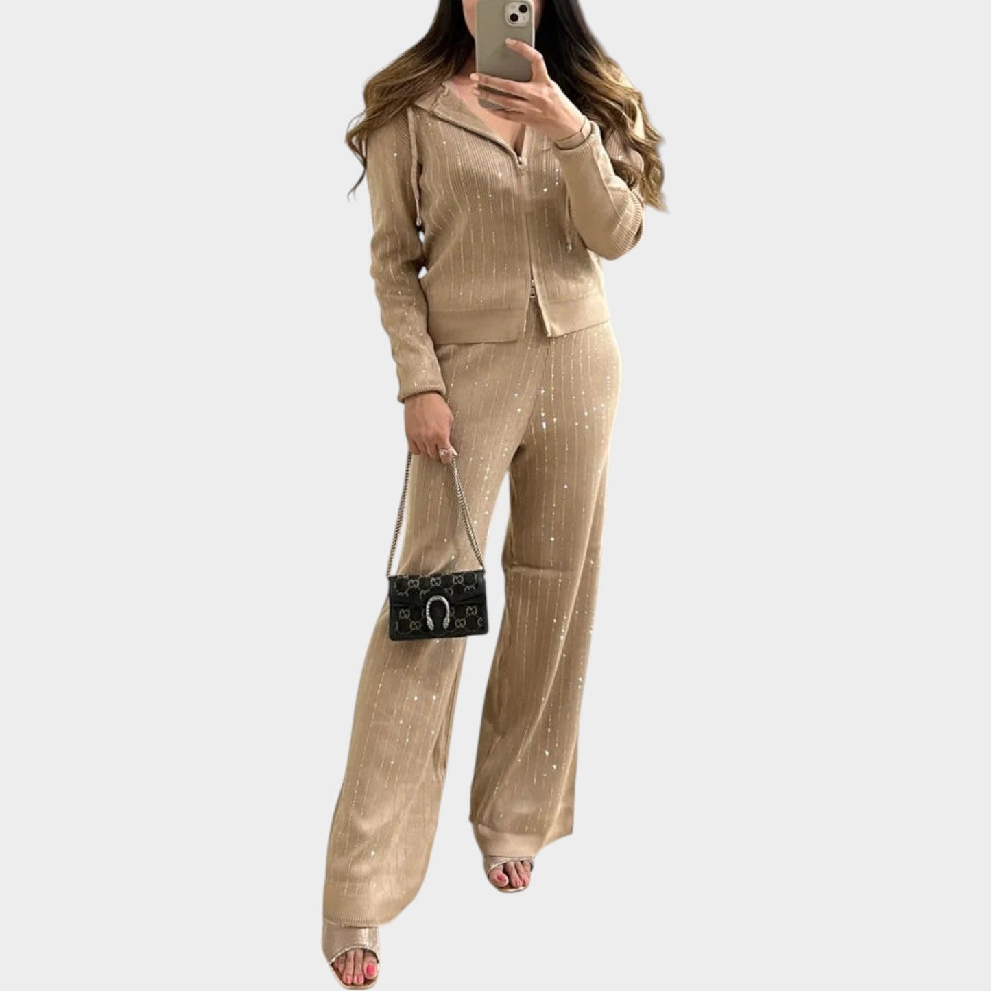 Elegant Shimmer Lounge Set