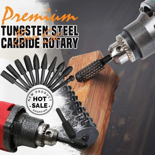 🔥Hot-Sale--Premium Tungsten Steel Carbide Rotary Burr Set 🔥-unitmotor™