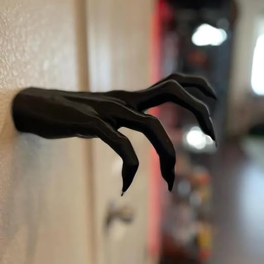 Halloween Witch's Demon Hand Wall Hanging Statues