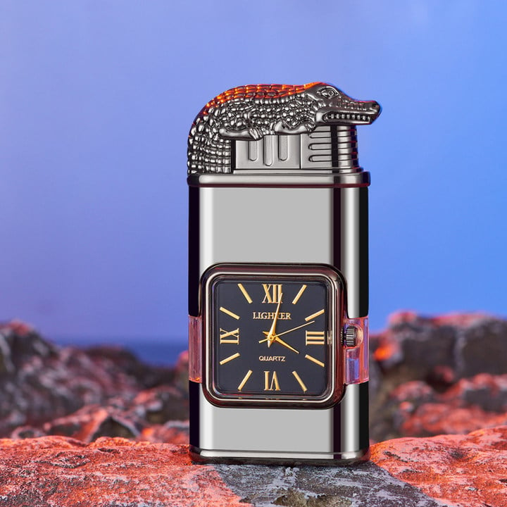 Windproof Lighter Vintage Watch Bezel Jet flame Torch-unitmotor™