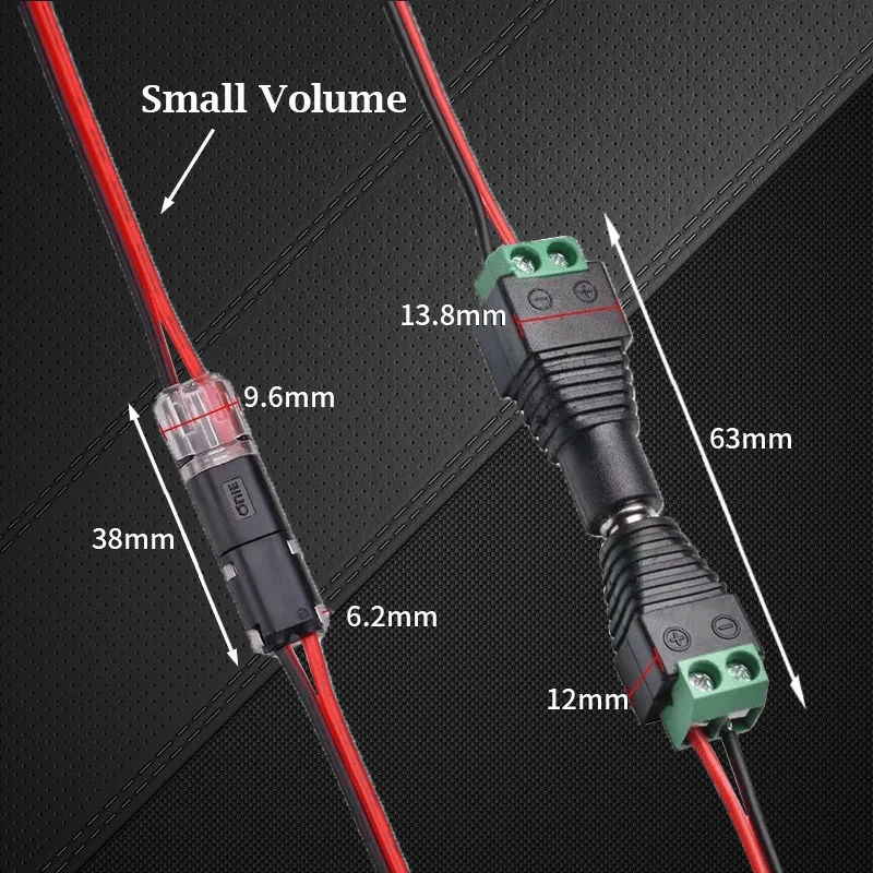 Double-wire Plug-in Connector With Locking Buckle(The more you buy, the more discounts you get)-unitmotor™