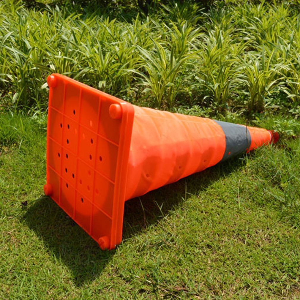 Foldable Traffic Reflective Safety Cone with LED Lights-unitmotor™