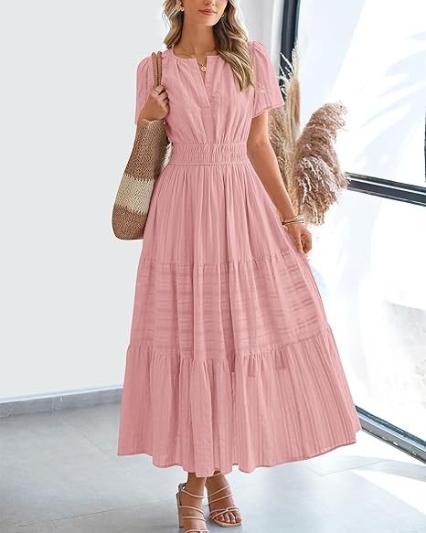 Pleated Maxi Dress