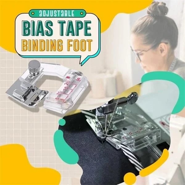 Adjustable Bias Tape Binding Foot-unitmotor™