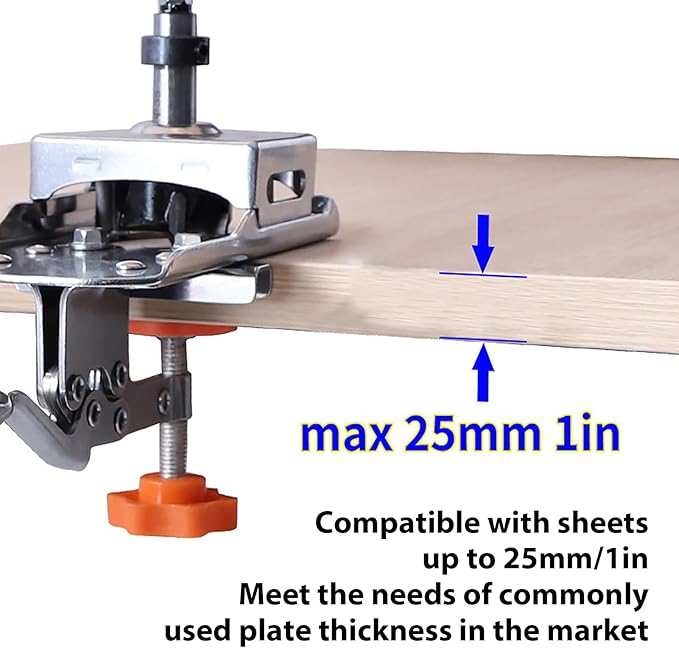 Woodworking 35mm Hinge Boring Jig Hole Opener Kit