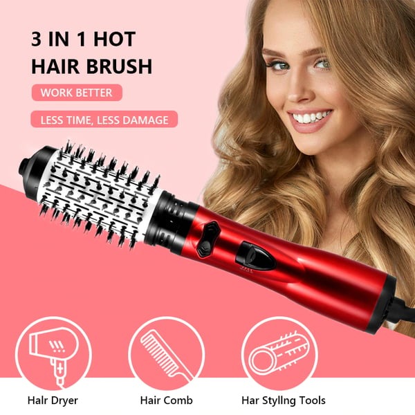 ✨Hot Sale✨3-in-1 Hot Air Styler and Rotating Hair Dryer for Dry hair, curl hair, straighten hair