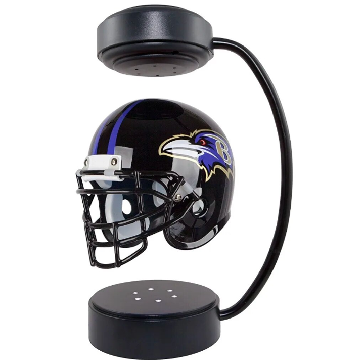 NFL Rotating Levitating Hover Helmet With LED Lighting & Hover Football With Bluetooth Speaker-unitmotor™