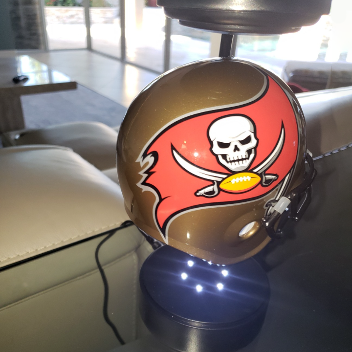 NFL Rotating Levitating Hover Helmet With LED Lighting & Hover Football With Bluetooth Speaker-unitmotor™