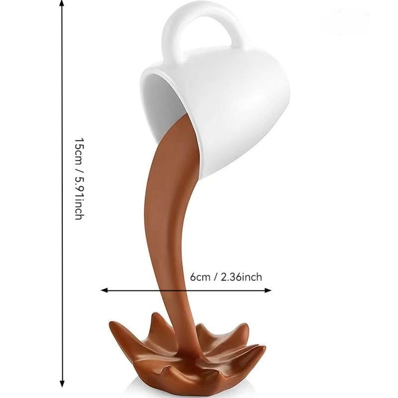 Floating desktop decorative coffee cup ornaments