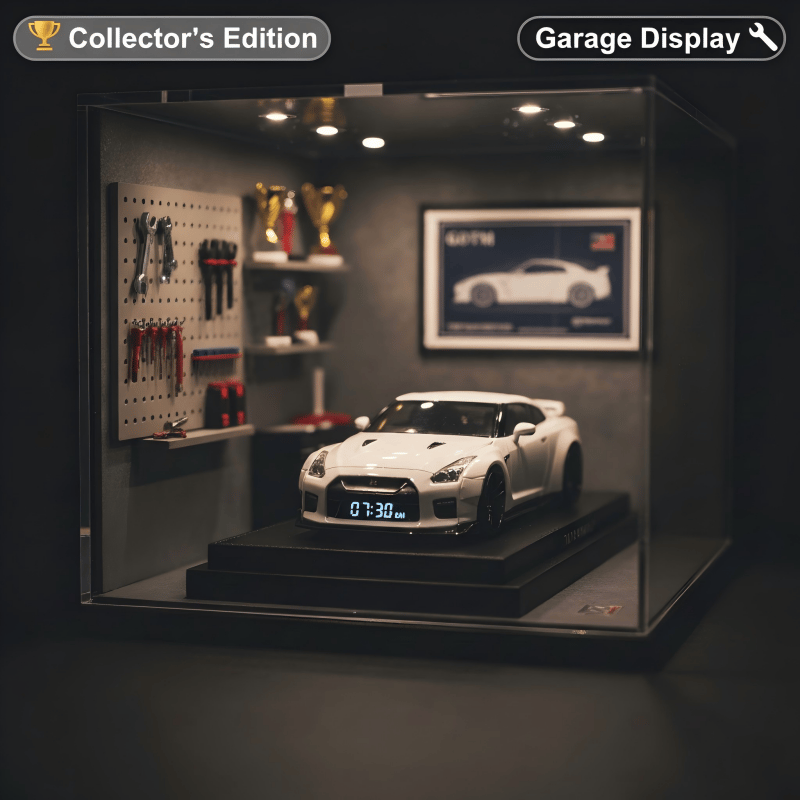 Hypercar Alarm Clock Realistic Engine & Light Effects