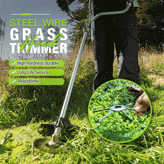 🔥LAST DAY 53% OFF🎁Steel Wire Grass Trimmer Head-unitmotor™