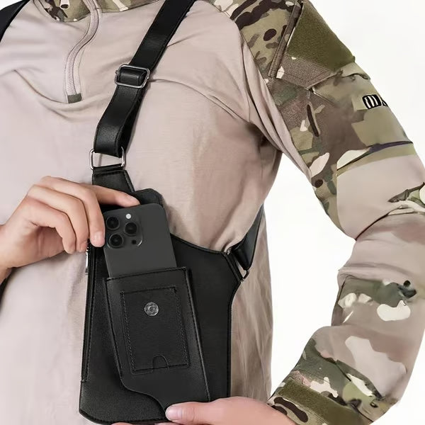 🏆Flash Sale⚡ 50K+ SOLD!🐂Premium Leather Adjustable Underarm Shoulder Bag for Men & Women