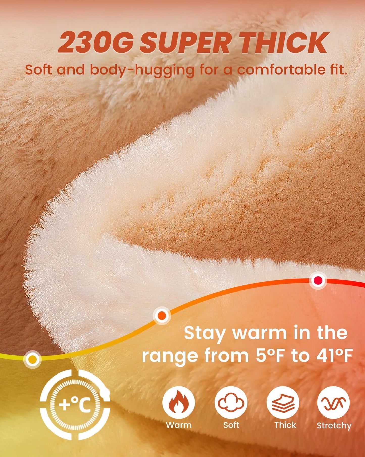 Pairs Fleece Lined Tights Women