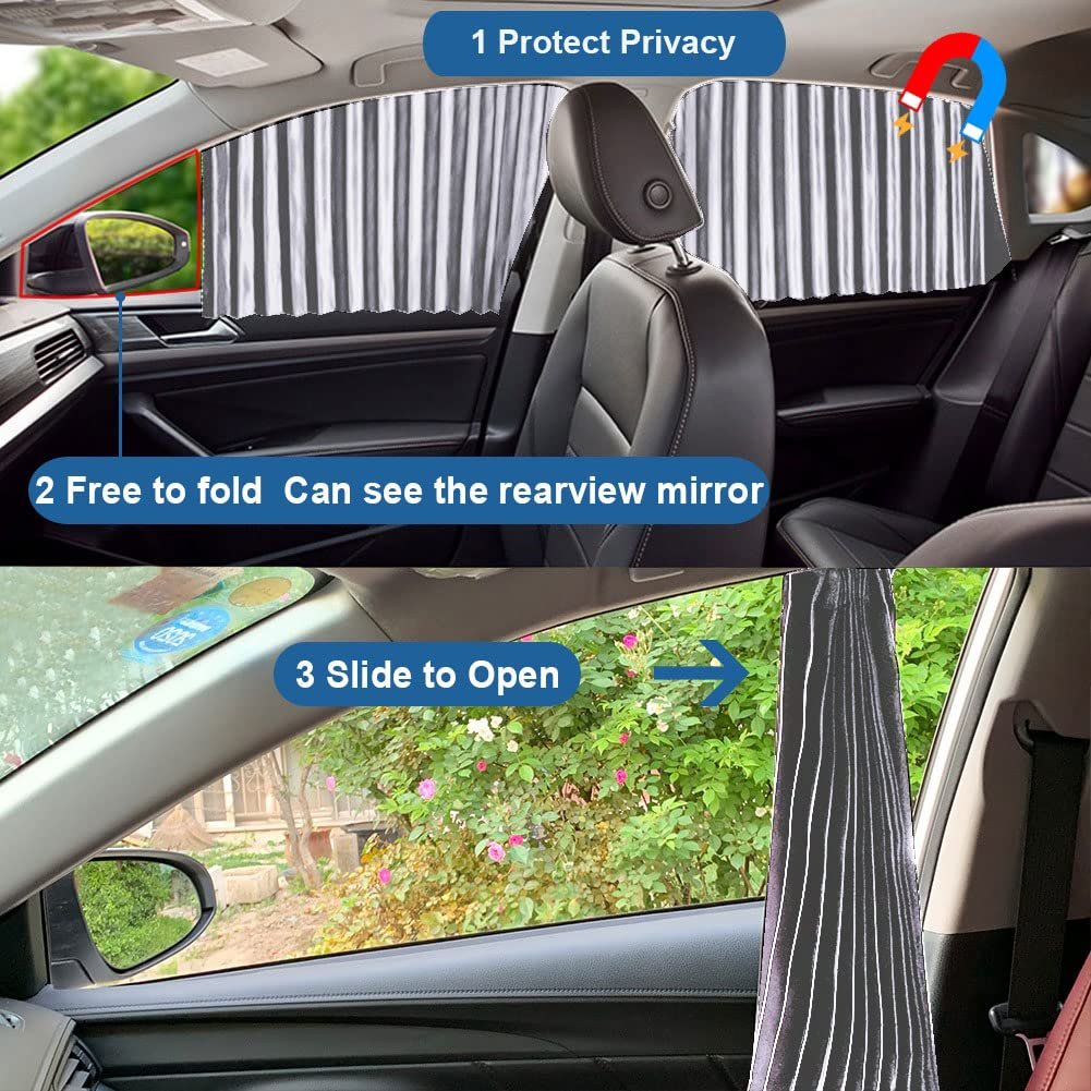 🔥Universal Fit Magnetic Car Side Window Privacy Sunshade-unitmotor™