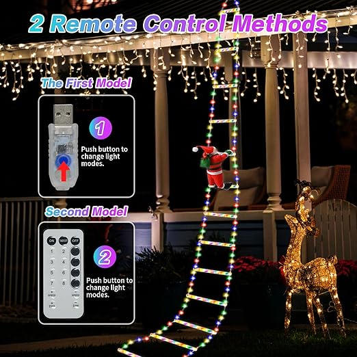 Christmas Decorations LED Ladder Lights