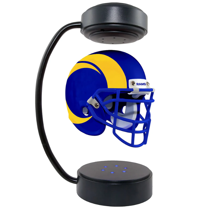 NFL Rotating Levitating Hover Helmet With LED Lighting & Hover Football With Bluetooth Speaker-unitmotor™