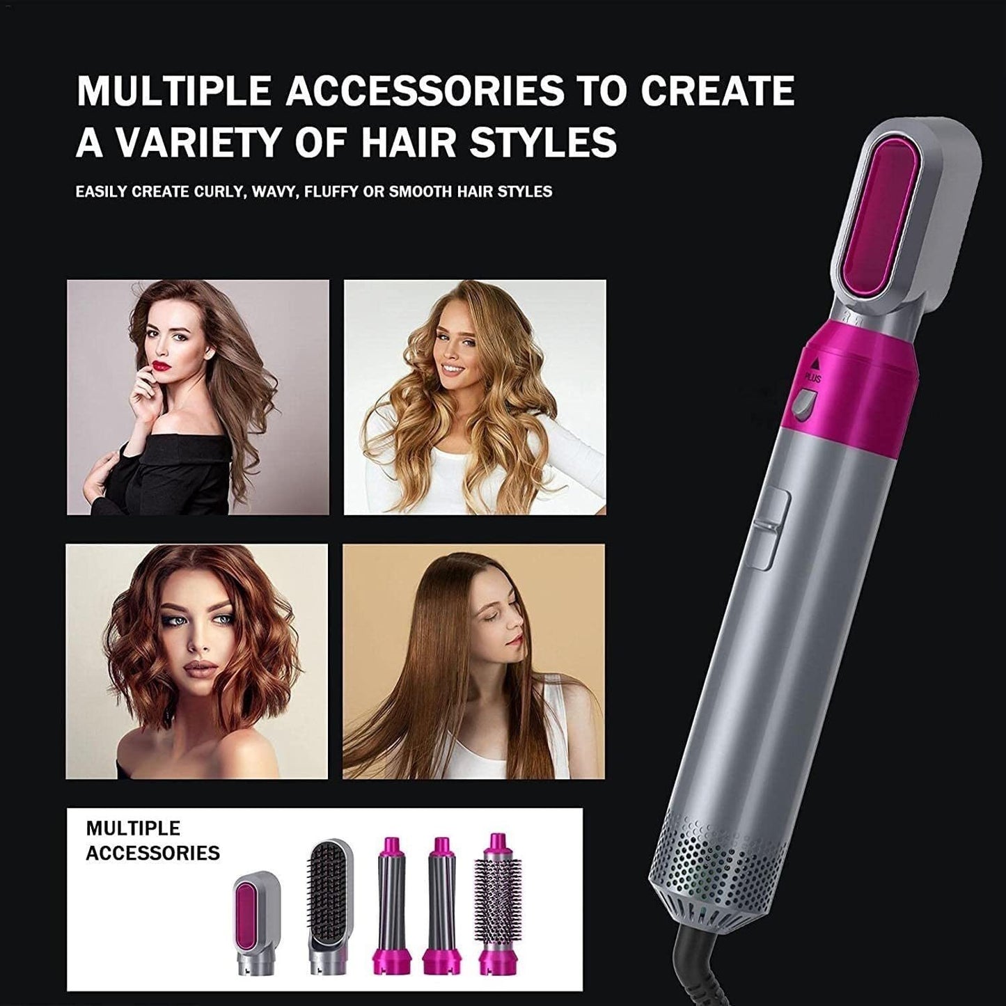 🔥New Year Special Promotion 50% OFF❤️ - Newest 5 in 1 Professional Styler