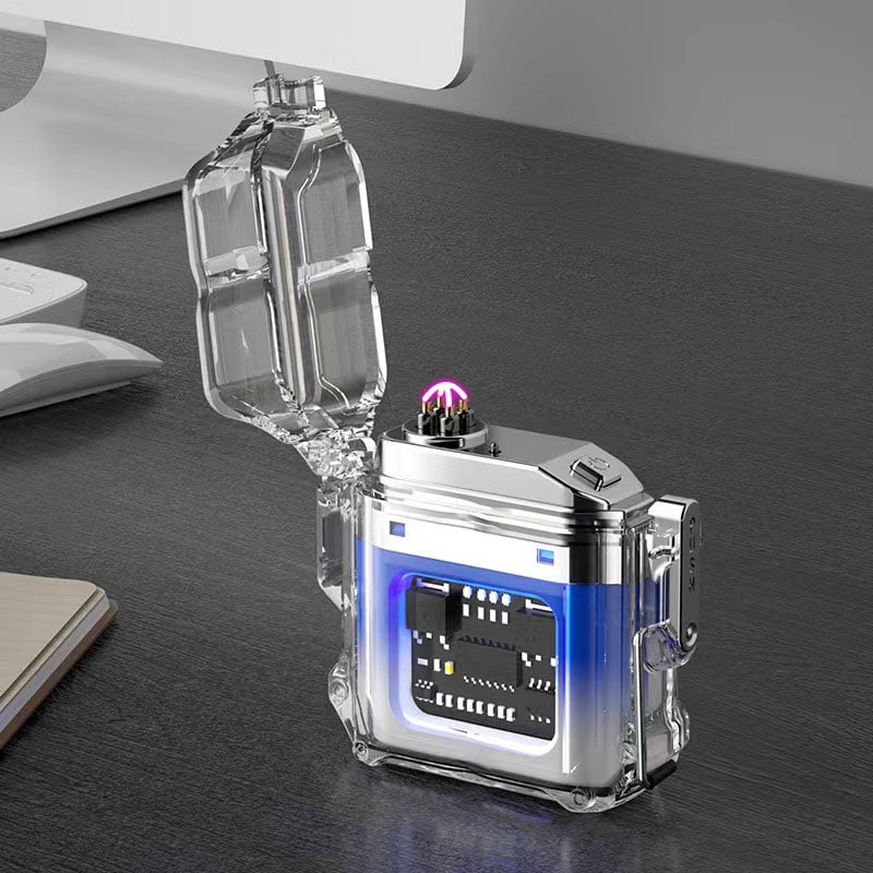 Rechargeable Transparent Arc Lighter-unitmotor™