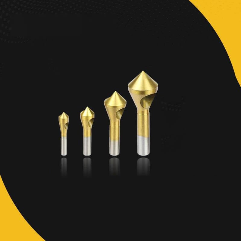 🔥Titanium Coated Countersink Chamfer Tool(4 PCS)-unitmotor™