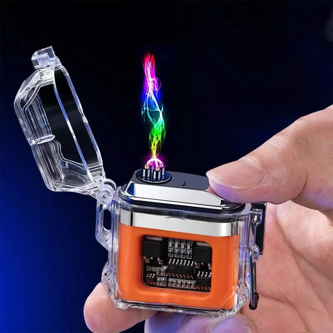 Rechargeable Transparent Arc Lighter-unitmotor™