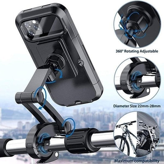 🔥49%OFF🔥Waterproof Bicycle & Motorcycle Phone Holder-unitmotor™