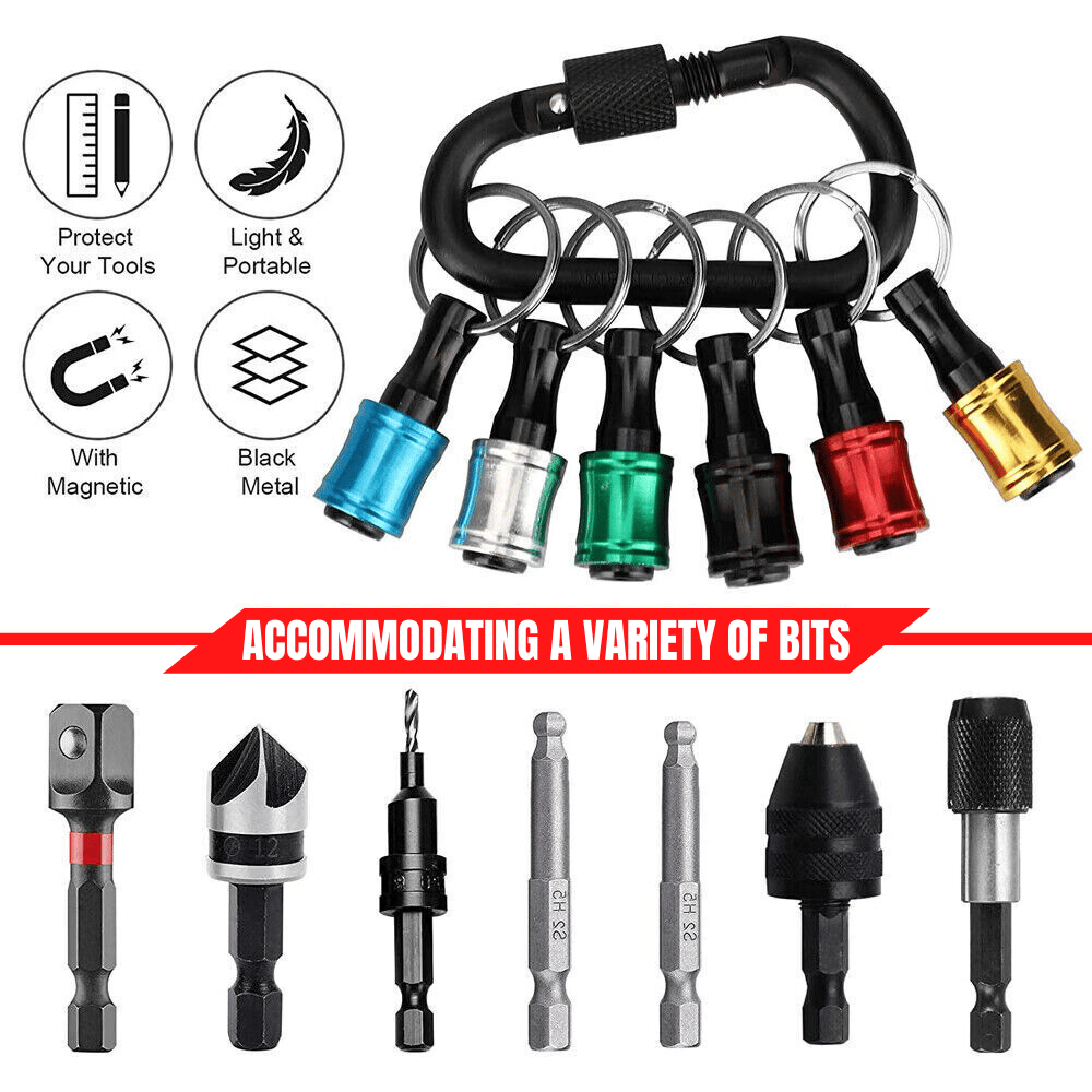 🔥1/4" Hexagonal screwdriver head bracket hiking buckle-unitmotor™