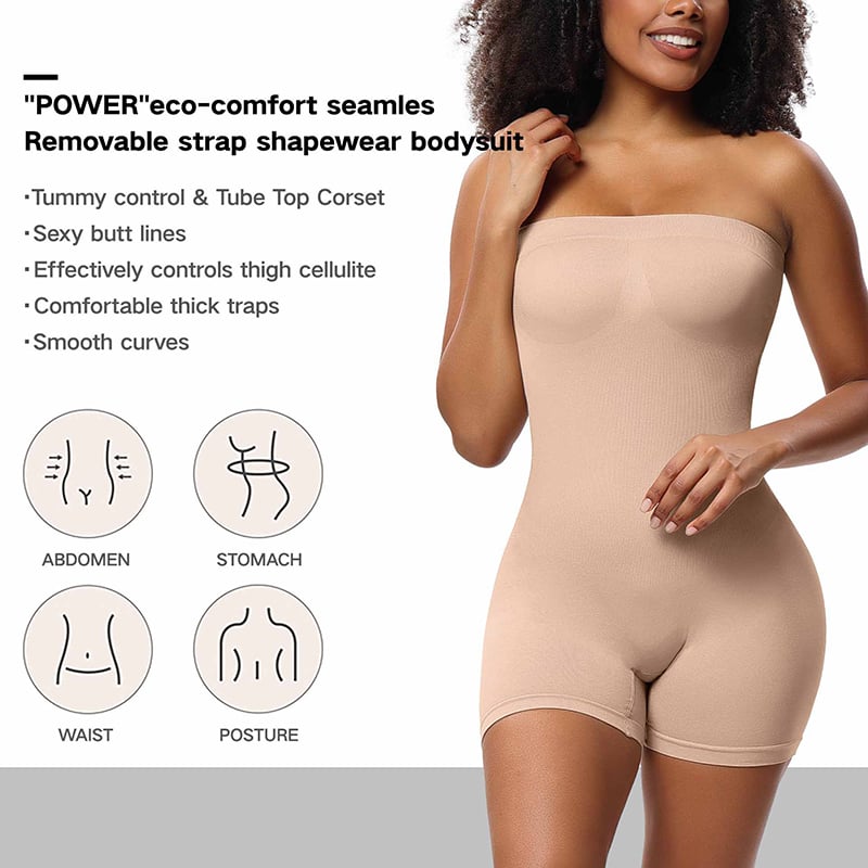 Bodysuit Shapewear with Removable Strap-unitmotor™