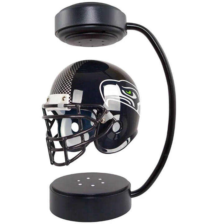 NFL Rotating Levitating Hover Helmet With LED Lighting & Hover Football With Bluetooth Speaker-unitmotor™