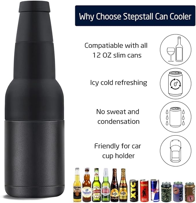 Beer Bottle and Can Cooler with Beer Opener-unitmotor™