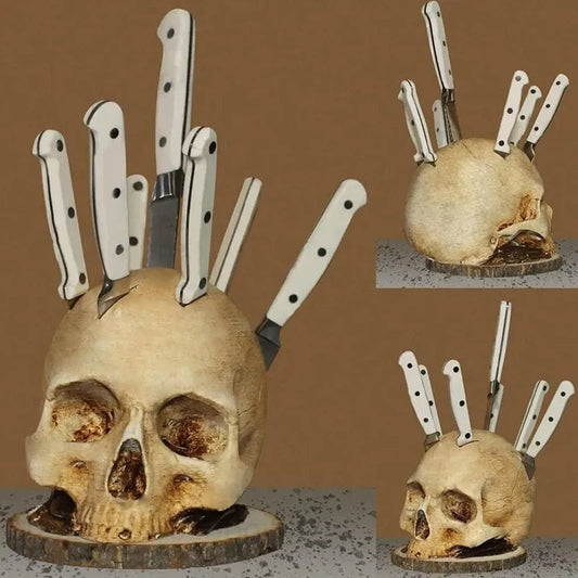 Gothic Skull Knife Holder-unitmotor™