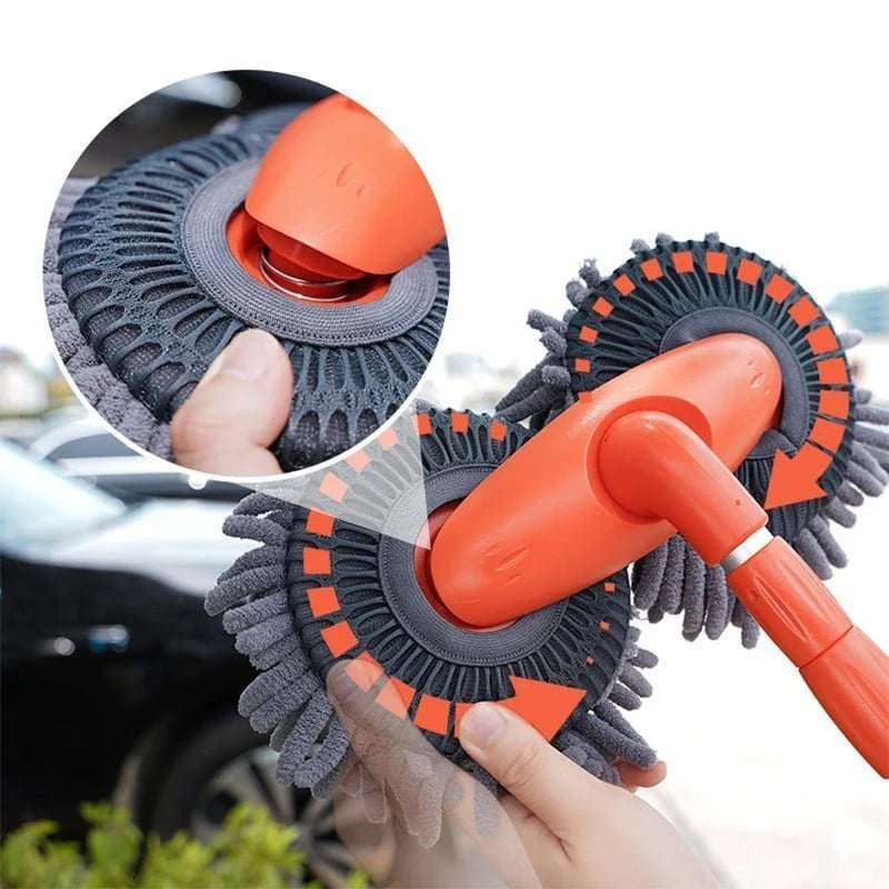 Retractable Double Layer Car Wash Brush🔥(BUY 2 FREE SHIPPING)-unitmotor™