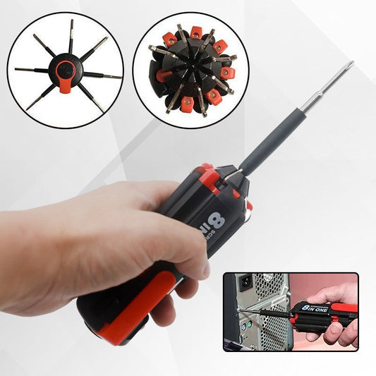 8 Screwdrivers in 1 Tool with Worklight and Flashlight-unitmotor™