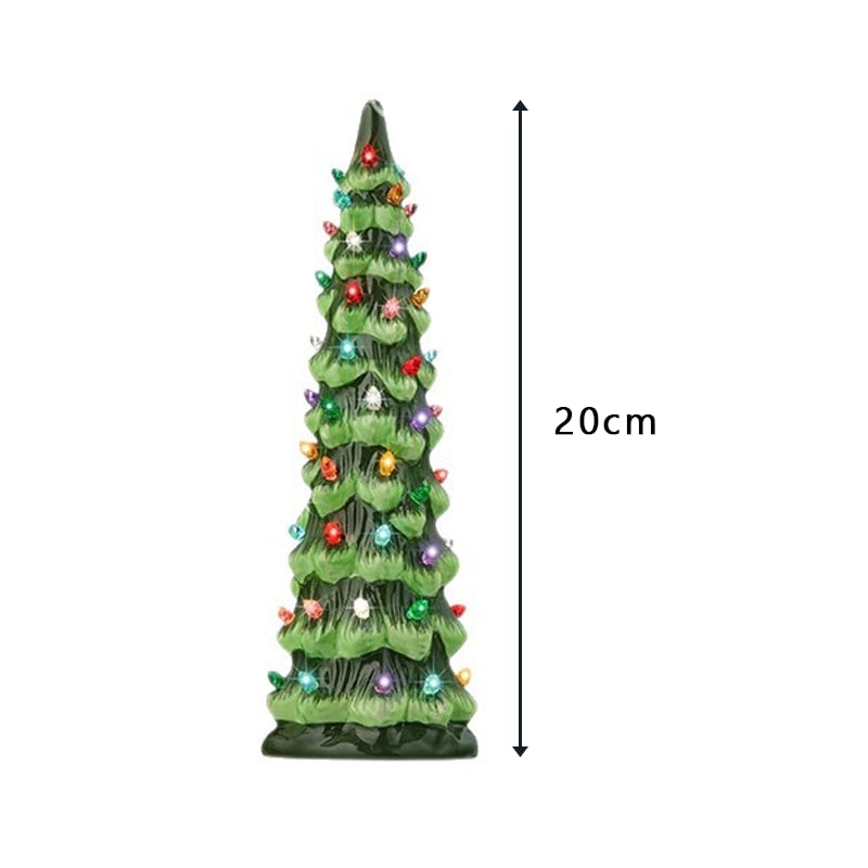 🎁🎄Retro Hand-Painted Tabletop Christmas Trees  (⏰Limited Quantities Available)