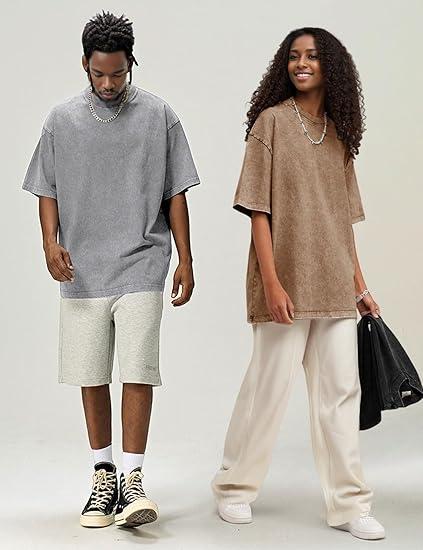Women's Oversized T Shirts Acid Washed HeavyCotton 👚