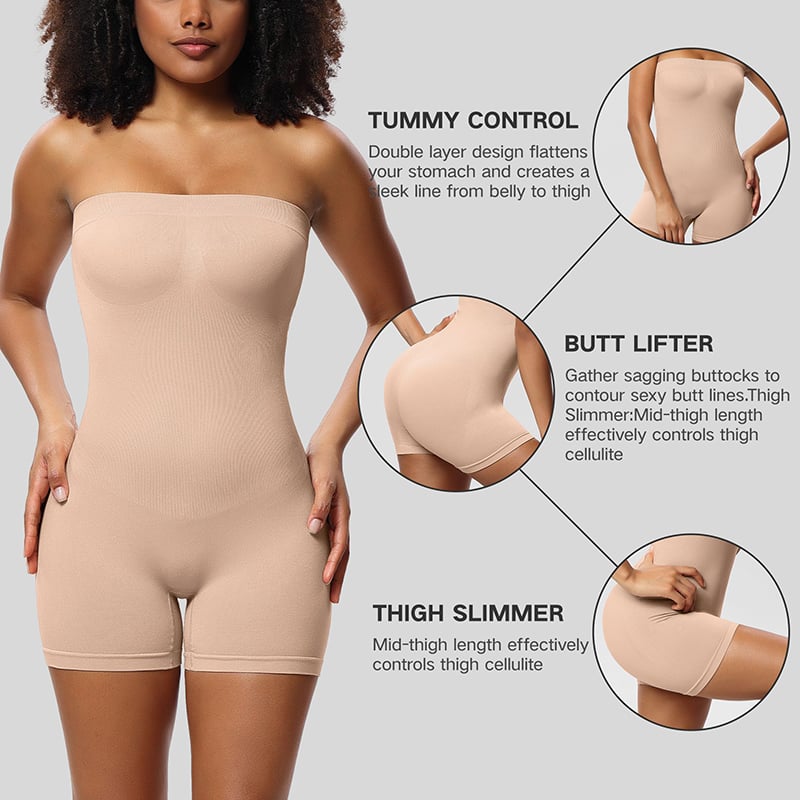 Bodysuit Shapewear with Removable Strap-unitmotor™