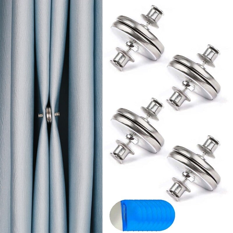 (48% OFF) Magnetic Curtain Clip - 4 PAIR/SET-unitmotor™