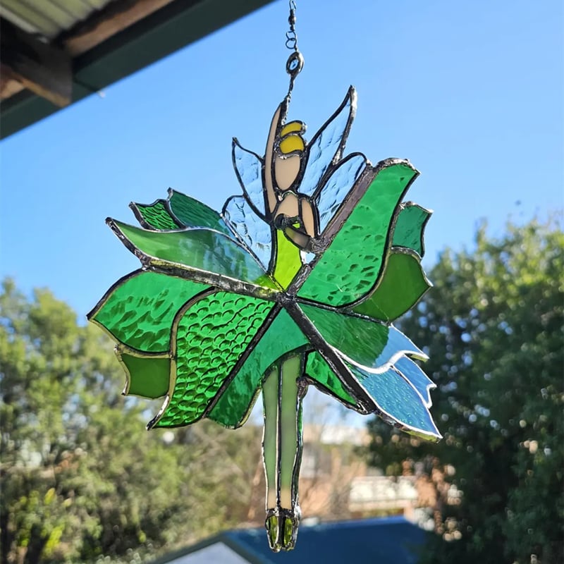 Dancing Lady Stained Spinner [Height of 9.8 inches]