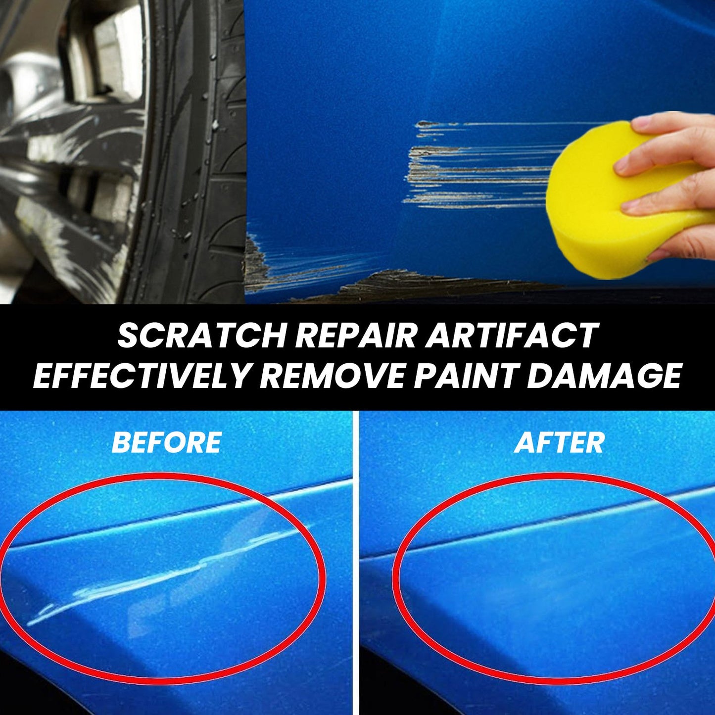 🔥49%🔥Car scratch repair wax🧨A must-have brand new car in the New Year-unitmotor™