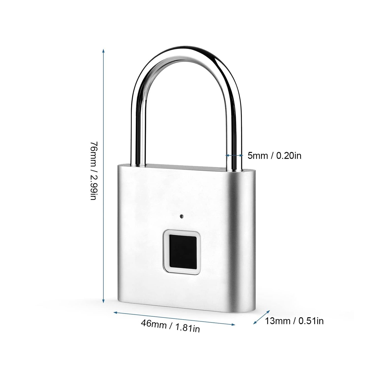 🔒Smart Fingerprint Padlock (Model SY11 and Model M01)-unitmotor™