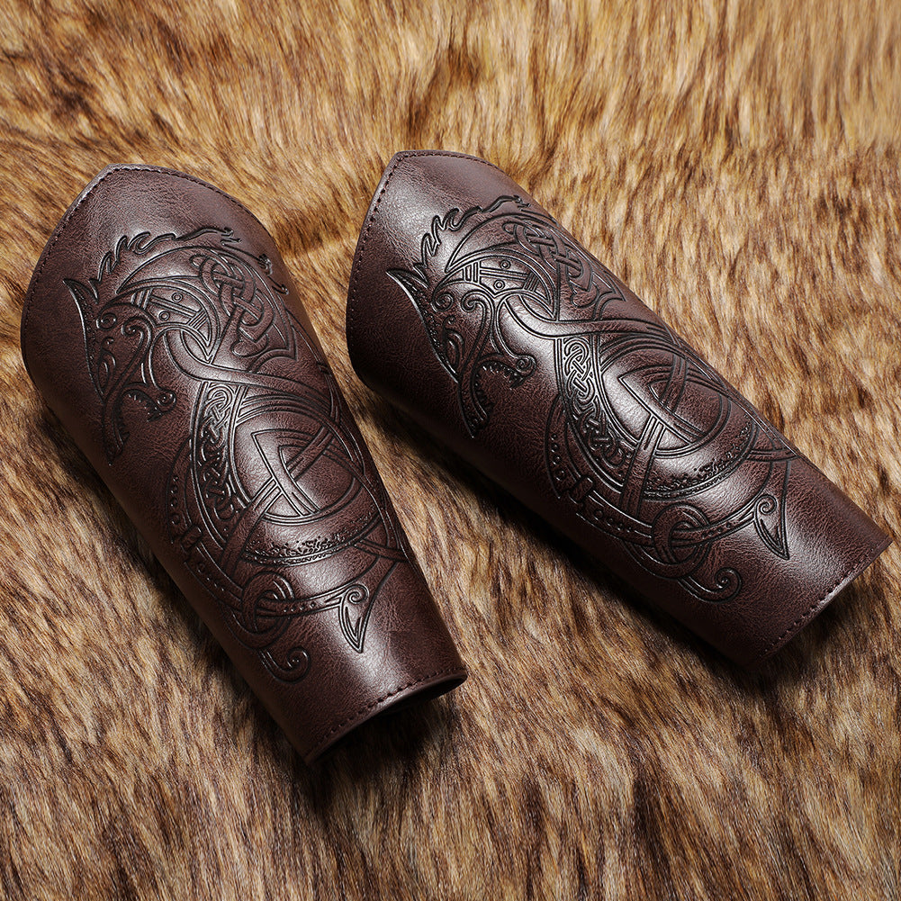 Viking Handmade Leather Wristband-unitmotor™