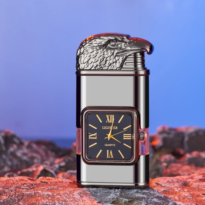 Windproof Lighter Vintage Watch Bezel Jet flame Torch-unitmotor™