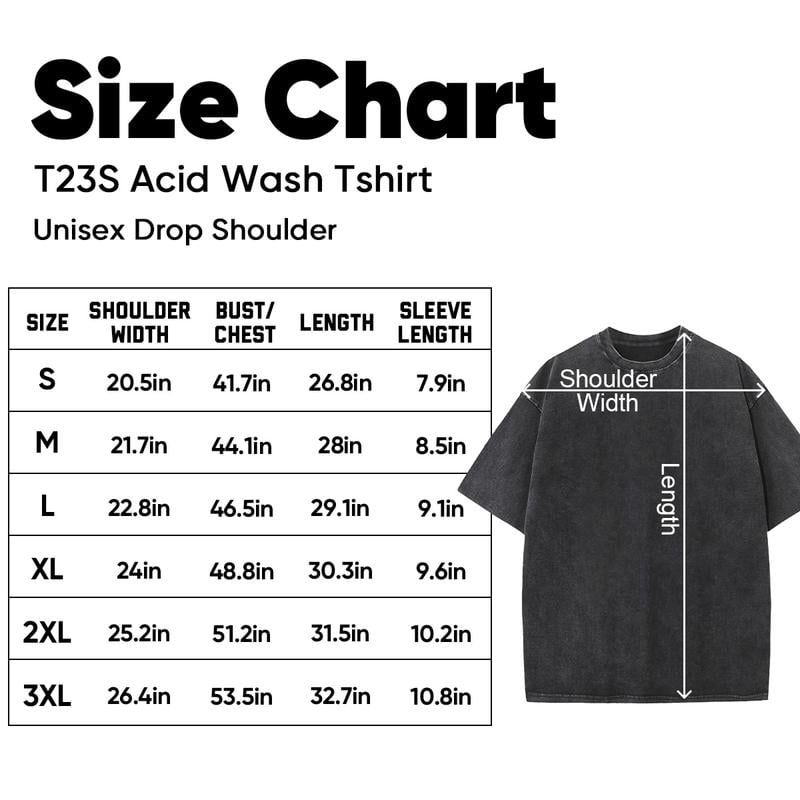 Women's Oversized T Shirts Acid Washed HeavyCotton 👚