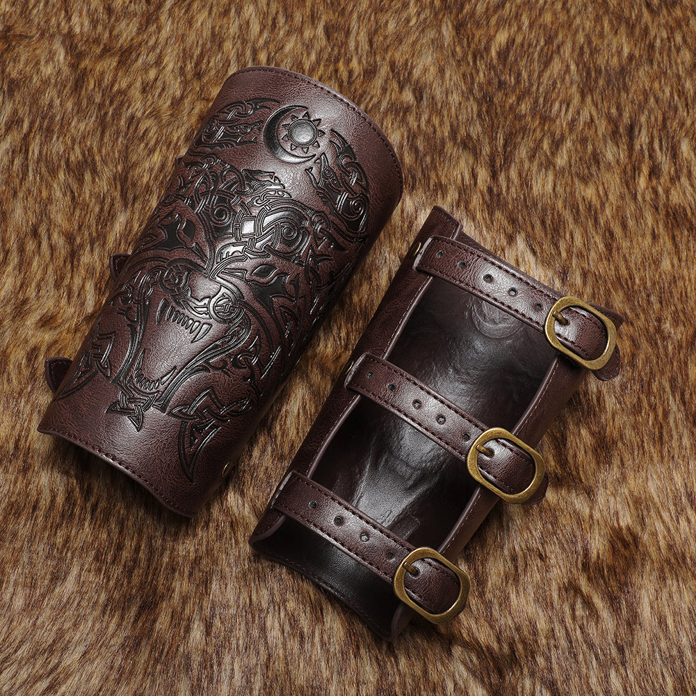 Viking Handmade Leather Wristband-unitmotor™