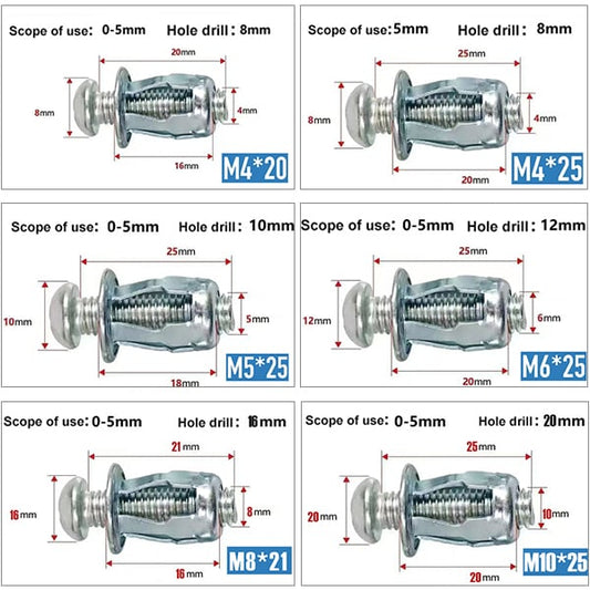 (🔥HOT SALE NOW - 50% OFF)-Expansion Screw Petal Nut(BUY MORE SAVE MORE)-unitmotor™