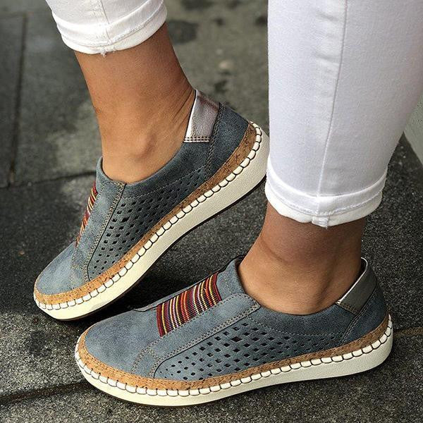 2024 new summer Vintage Denim Slip On Shoes-unitmotor™