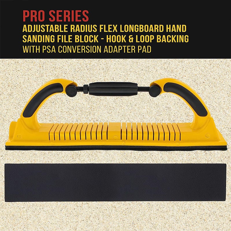 Adjustable Radius Flex Longboard Hand Sanding File Block Hand Grinder-unitmotor™