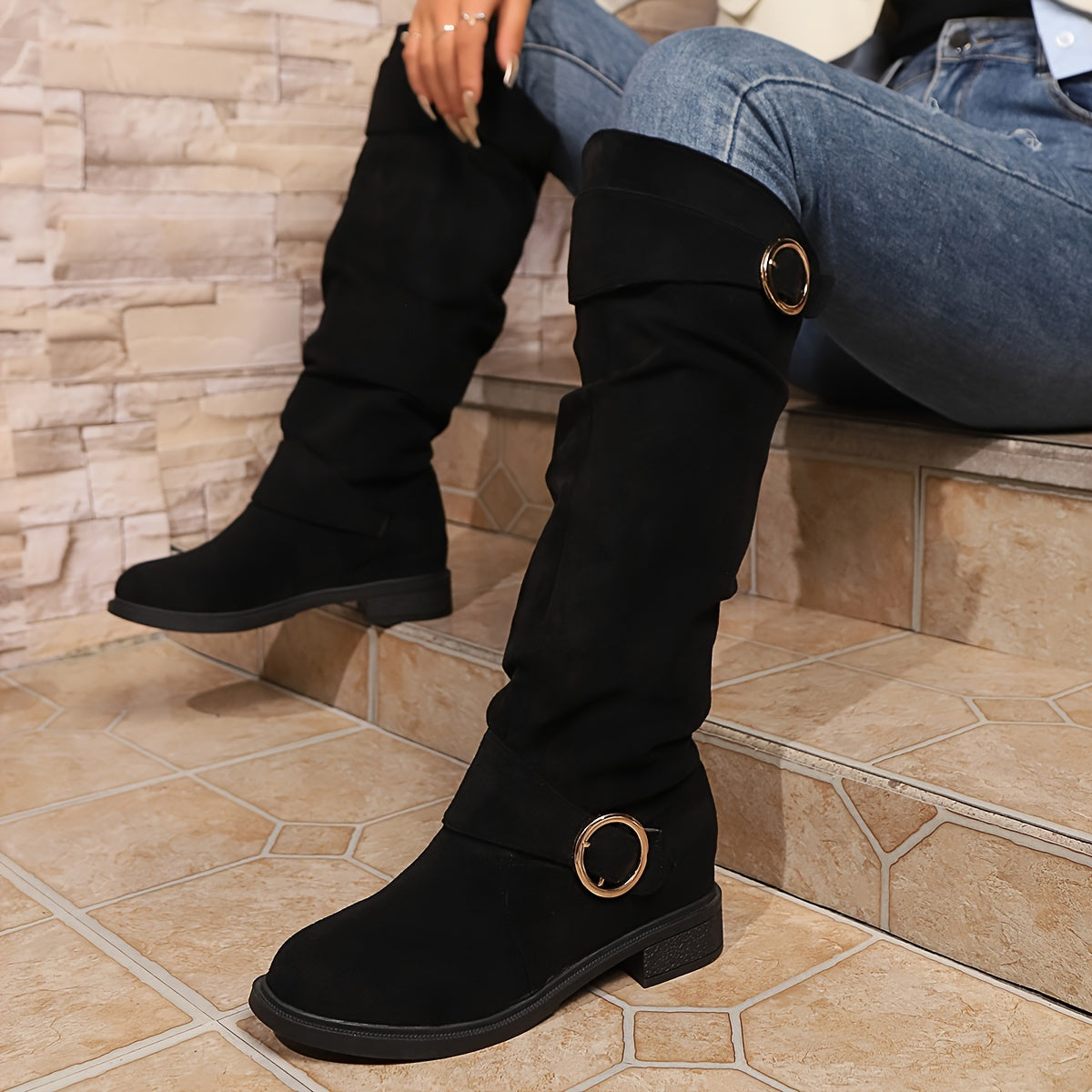 🔥Last Day Promotion 50% OFF - Women'S Solid Color Trendy Boots