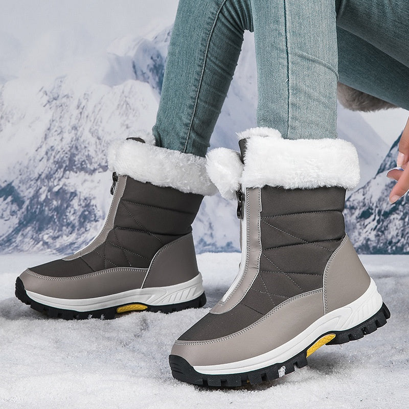 Women’s Non-Slip Warm Zipper Snow Boots