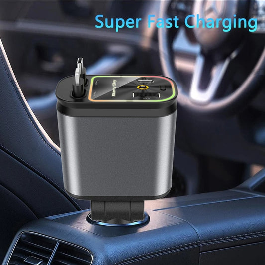 🔥HOT SALE 49% OFF🔥- 4-in-1 Car Phone Charger - 💥Buy 2 Free Shipping!!!