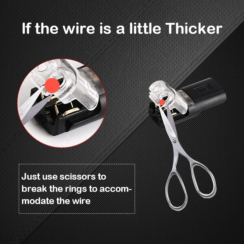 Double-wire Plug-in Connector With Locking Buckle(The more you buy, the more discounts you get)-unitmotor™